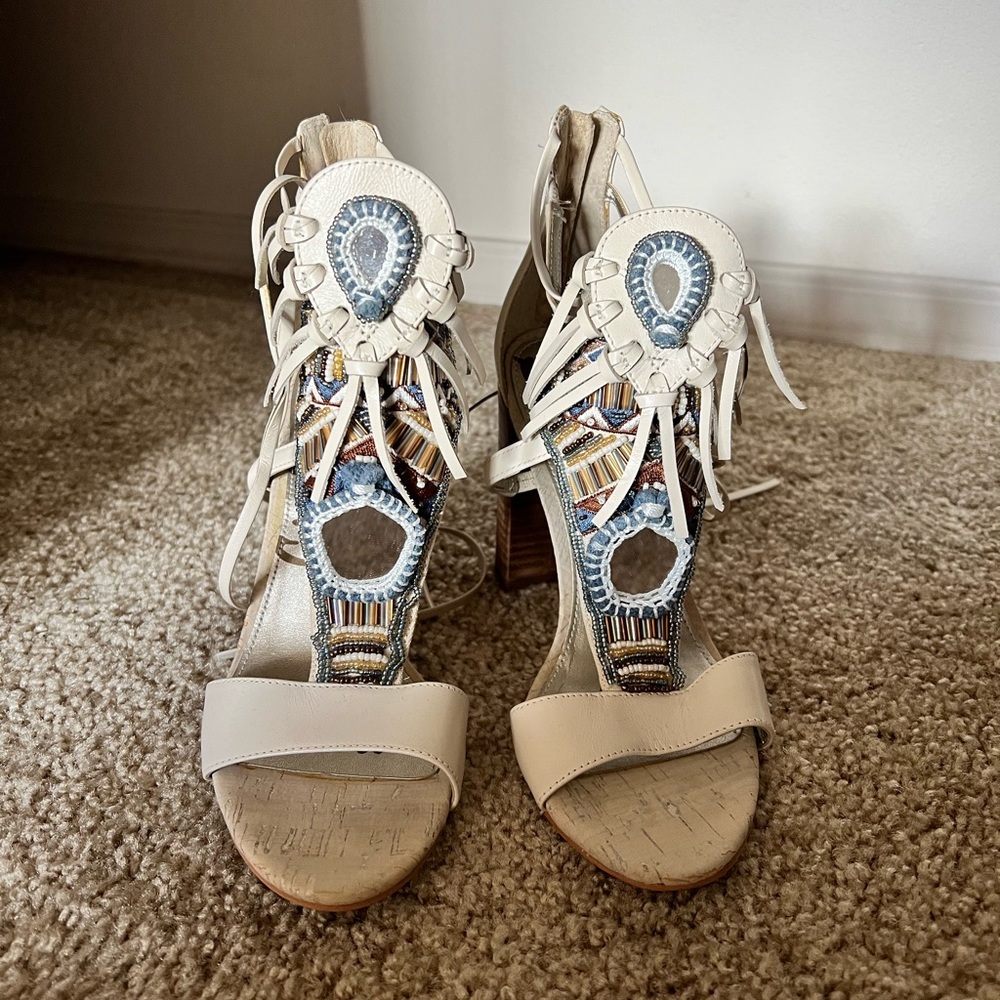Sam Edelman Beaded Sandals - Picture 3 of 3